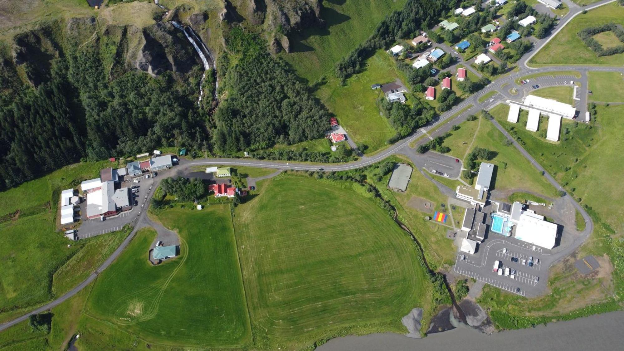 クラウスターホフ ゲストハウス Kirkjubæjarklaustur エクステリア 写真